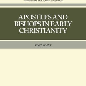 A book cover with the title apostles and bishops in early christianity.