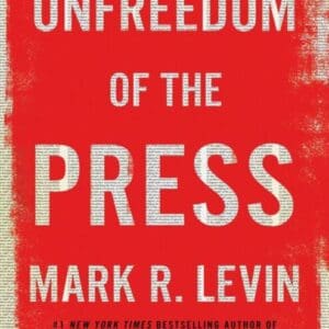 A book cover with the title of unfreedom of the press.