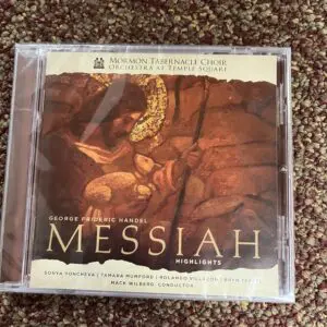 A cd of the messiah by george frideric handel.