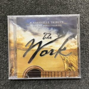 A cd case that has the words " the work ".