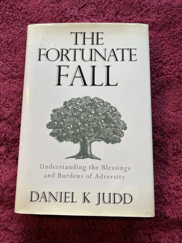 A book cover with the title of the fortunate fall.