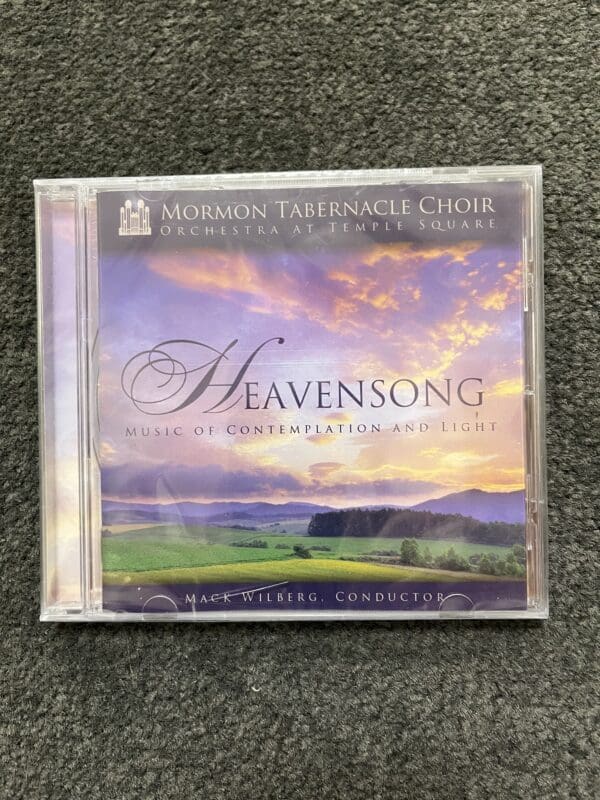 A cd cover with the words " heavensong " on it.