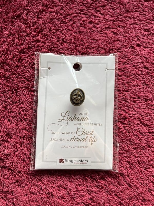 A package of buttons with the words " letters from above " on it.