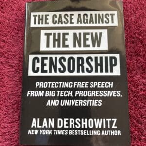 A book cover with the title " the case against the new censorship."