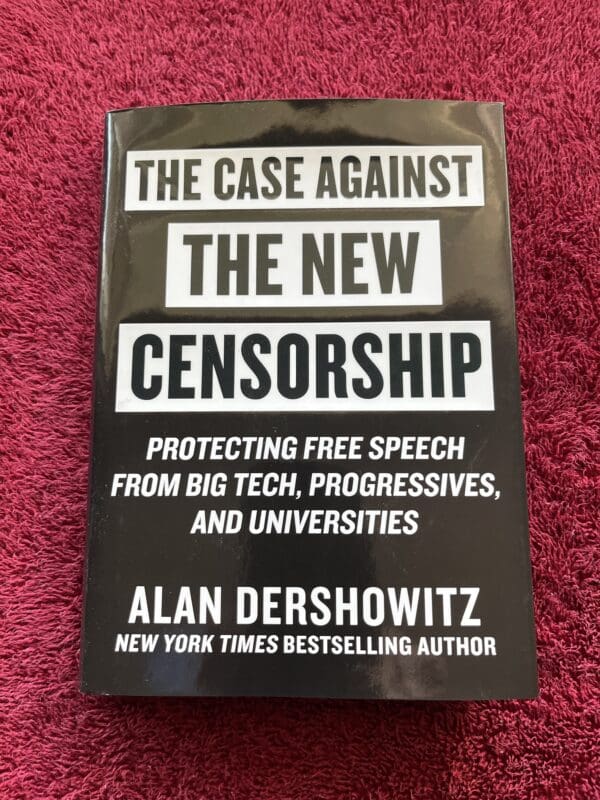 A book cover with the title " the case against the new censorship."