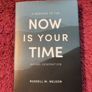 A book cover with the words " now is your time " on it.