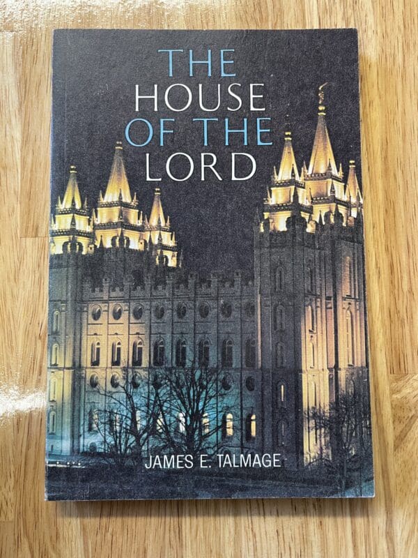 A book cover with the title of the house of the lord.