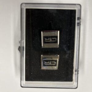 A picture of two usb sticks in a case.
