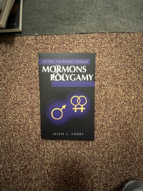 A book on homosexuality is laying on the floor.