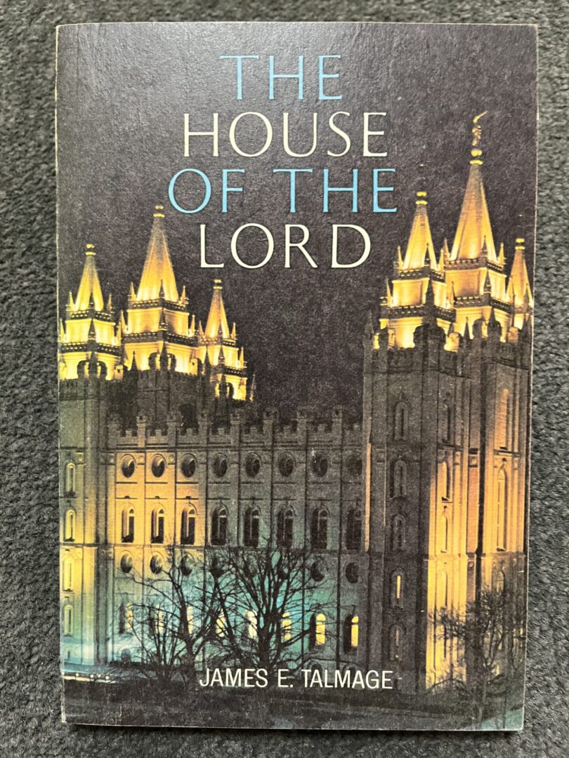 A book cover with the words " house of the lord ".